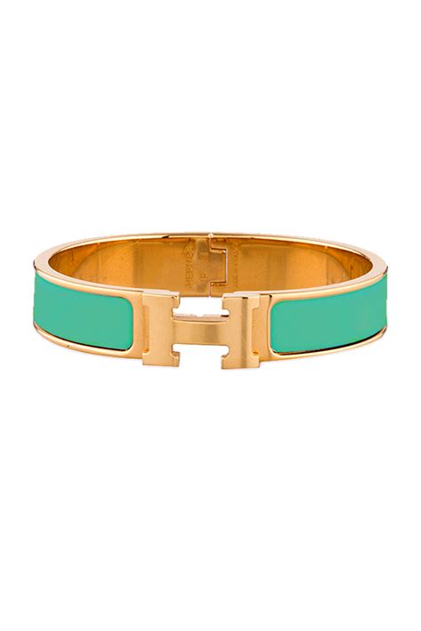 hermes h bracelt vert aqua|click h bracelet hermes.